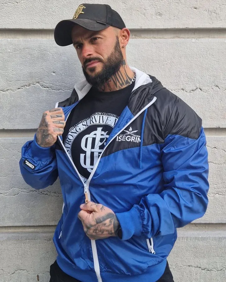 ISEGRIM Windbreaker Blau