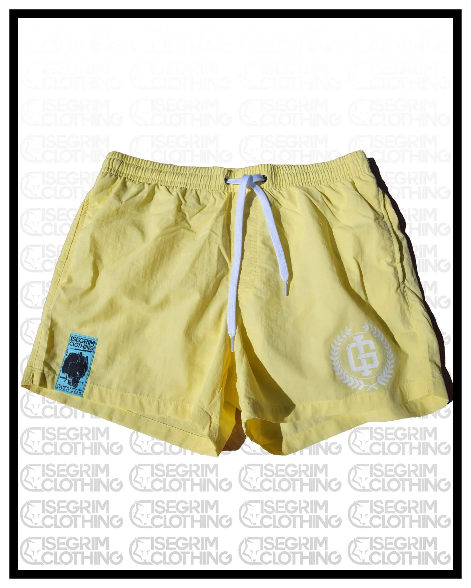 ISEGRIM Shorts gelb