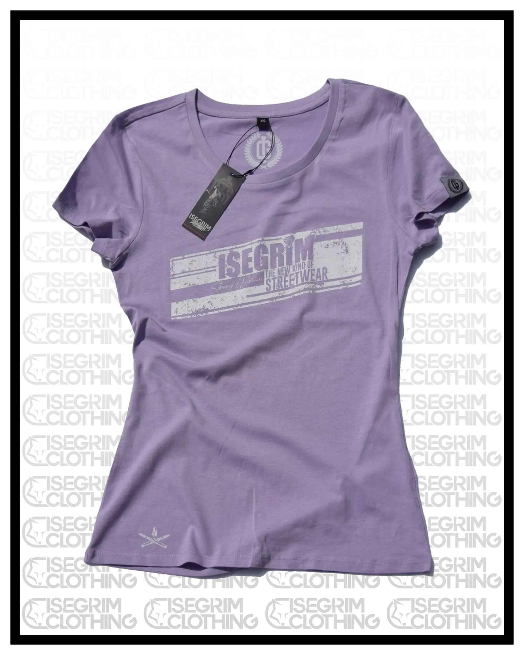 ISEGRIM Damenshirt - NEW STREETWEAR violett