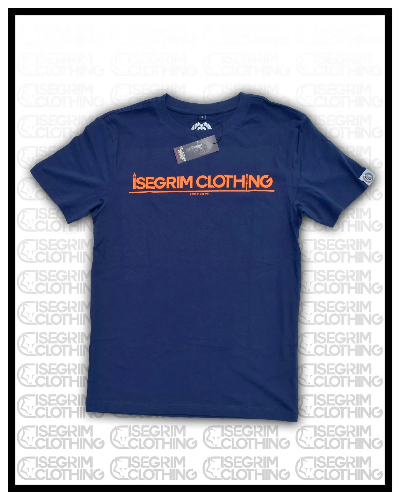 ISEGRIM Shirt - KNIFE dunkelblau